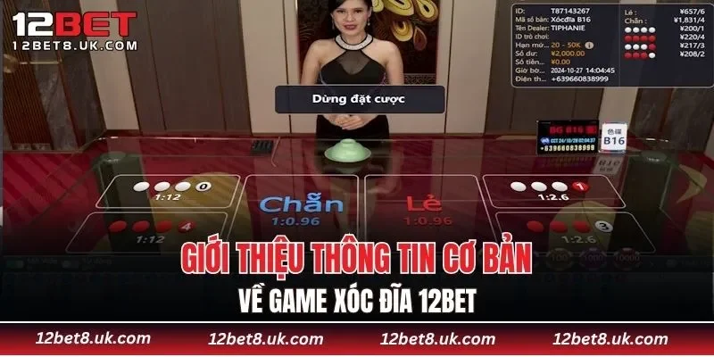 Giới thiệu thông tin cơ bản về game xóc đĩa 12BET